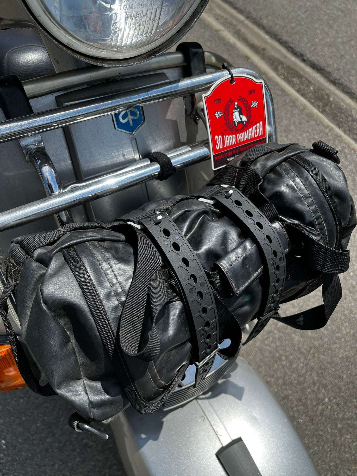 FIXPLUS strap set voor op de motor met bagage