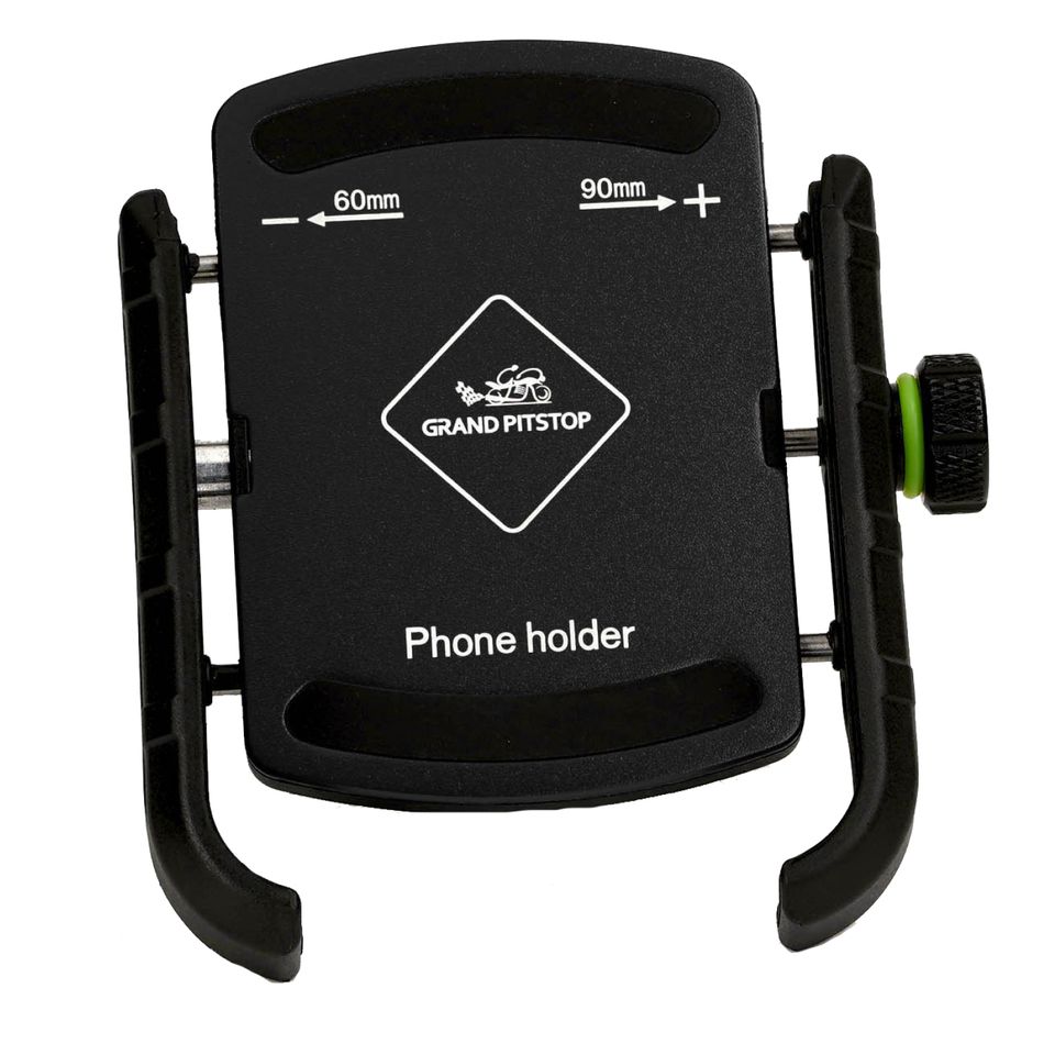 GRANDPITSTOP jaw - aluminium universele telefoonhouder