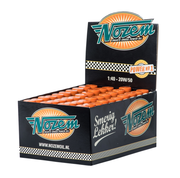 NOZEM OIL 40 pack displaydoos met 40 shotjes van 20ml 