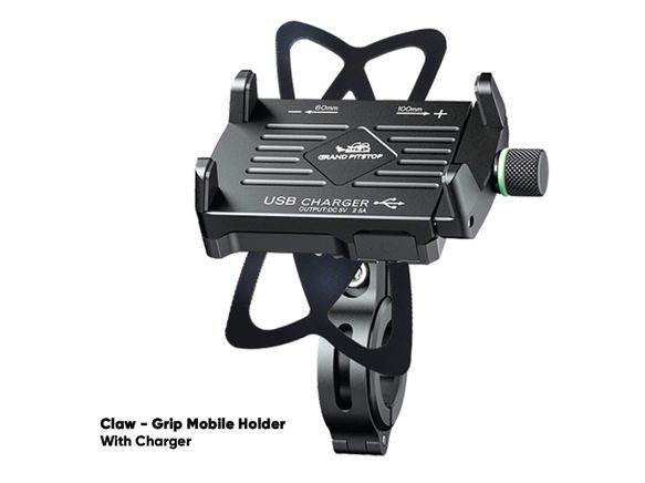 GRANDPITSTOP claw - universele telefoonhouder met usb