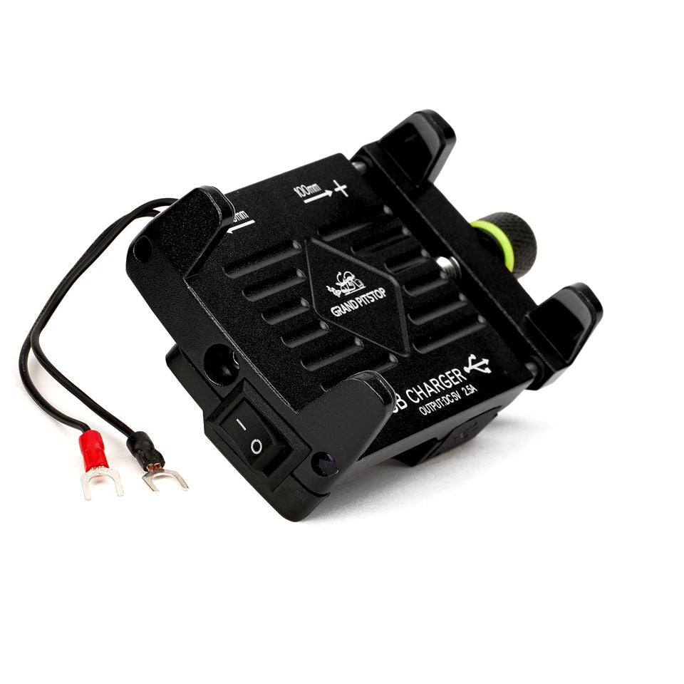 GRANDPITSTOP claw - universele telefoonhouder met usb