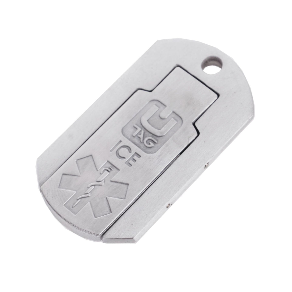 UTAG ICE dogtag pakket - stick ingeklapt