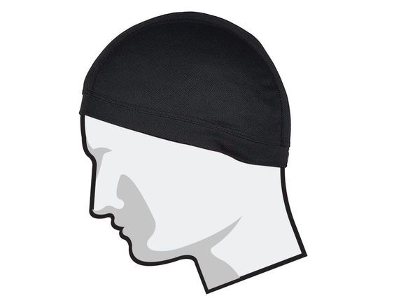 GrandPitstop COOLFIT Skull Cap zwart detail