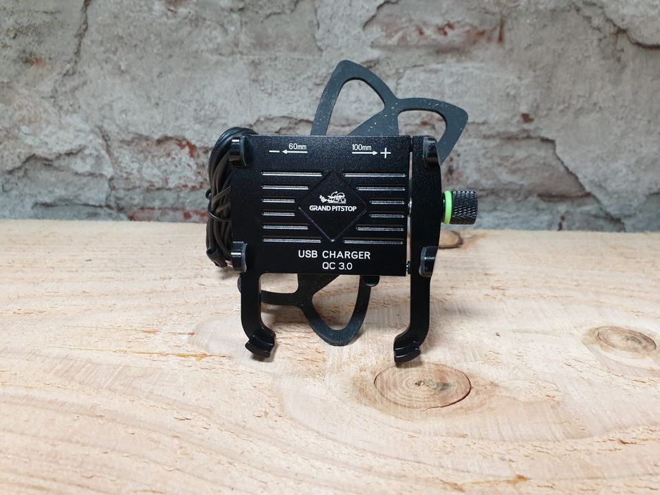 GRANDPITSTOP claw jaw - universele telefoonhouder met usb