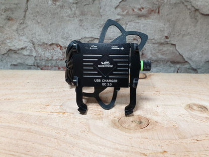 GRANDPITSTOP claw jaw - universele telefoonhouder met usb