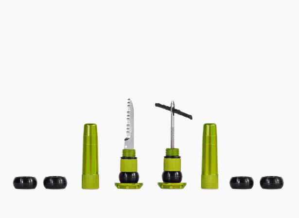 Muc-Off Stealth Tubeless Puncture Plug bar end tool groen - MTB gravel road