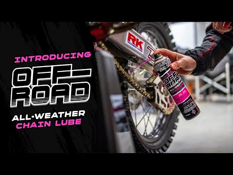 Muc-Off Off Road All-Weather Chain Lube 400ml spuitbus demo video