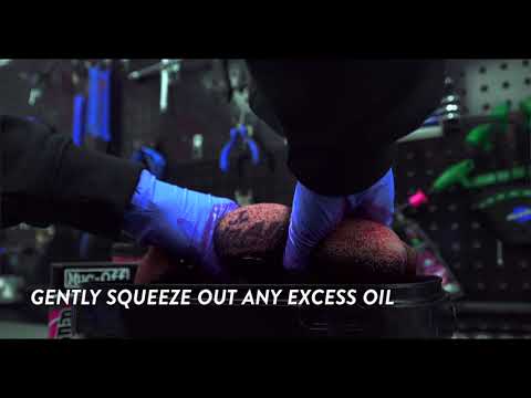 MUC-OFF air filter cleaner DEMO VIDEO