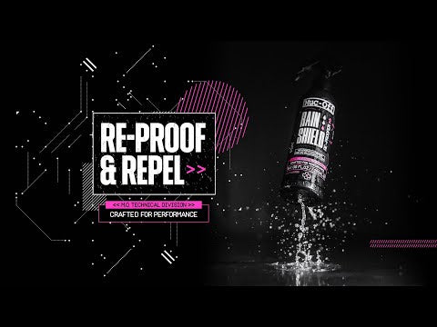 Muc-Off Rain Shield Re-Proofer 250 ml spuitfles – demo video