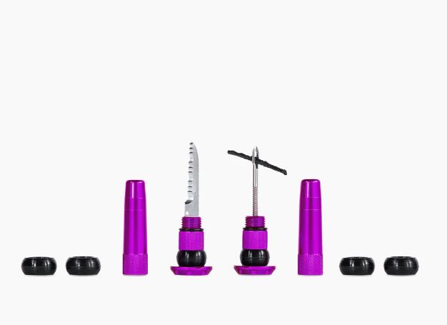 Muc-Off Stealth Tubeless Puncture Plug bar end tool paars - MTB gravel road