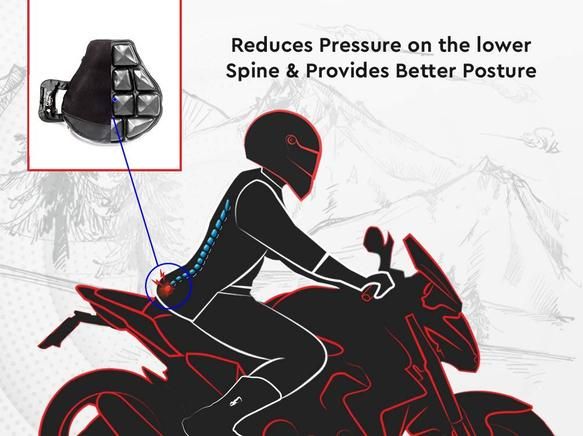 GRANDPITSTOP Air Comfy Seat Cruiser – voorkomt rugklachten